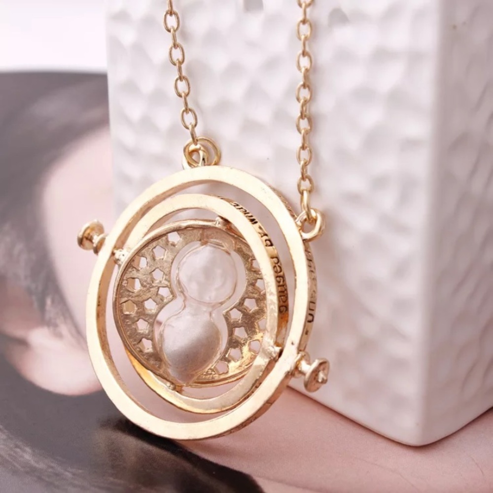 Harry Potter Movie prop Time Turner Hermione Necklace NEW Woman jewelry Hogwarts